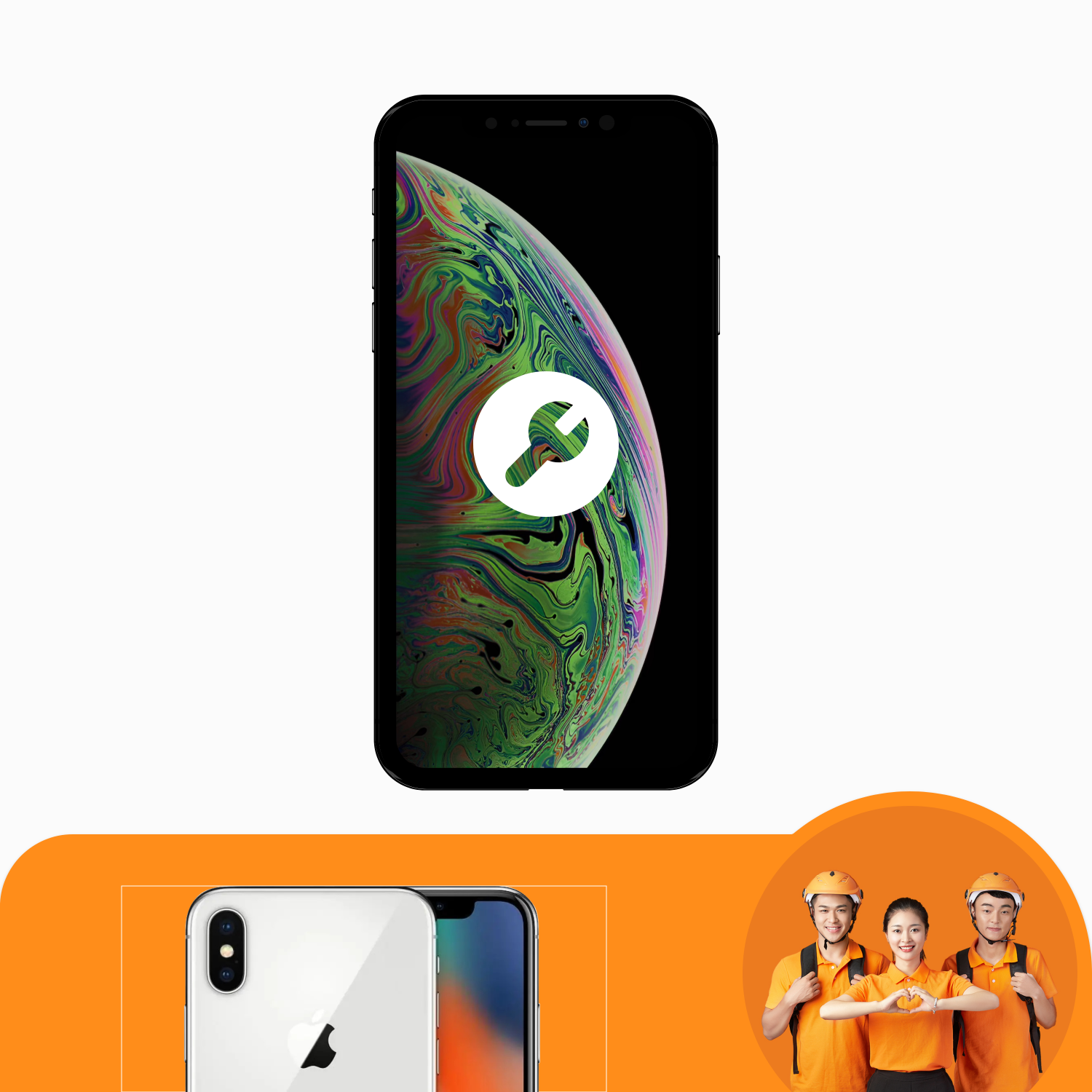 บริการซอฟต์แวร์โทรศัพท์มือถือ iPhone X Series